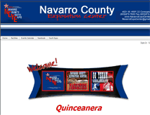 Tablet Screenshot of navarroexpocenter.com